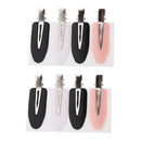 12 Pcs Plastic Seamless No Bend No Crease Hair Clips for Women's Hair Styling