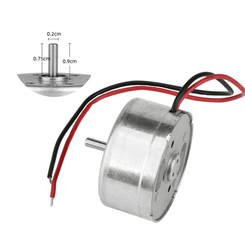 1 Pcs 12mm*24mm Mini Motor DC6V 6800RPM High Speed DIY Tattoo Machine 10cm Wire