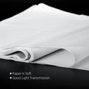 100 Pcs Art Tattoo Design Tracing Paper Writing Drawing Sheet 25x16x0.7cm