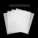 100 Pcs Art Tattoo Design Tracing Paper Writing Drawing Sheet 25x16x0.7cm