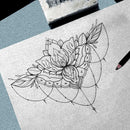 100Sheets Tattoo Tracing Paper Translucent Draft Draw Sheet For Tattoo Art