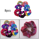 8 Pcs Hair Scrunchies Velvet Elastic Hair Bands Scrunchy Hair Ties Ropes Scrun