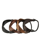 Pony Tail 3 Color Rock Multi Hair Rubber Band Cuff Ponytail Holder Rope Ornament