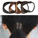Charming Women Straight Wig Hairband Ponytail Holder Elastic Hair Tie Band Rope