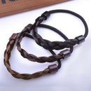 6x Women Elastic Rope Hair Tie Ponytail Holder Wig Hairpiece Head Band Hairband