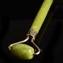 2 pc Natural Guasha Facial Jade Roller Face Neck Body Gua Sha Board Massager Set