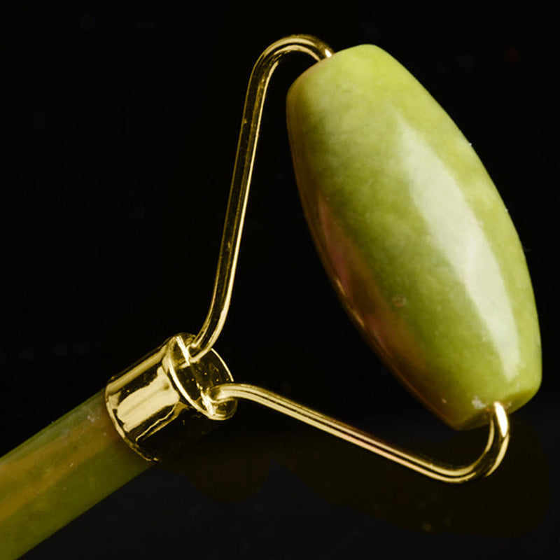 1 Set Gua Sha Facial Massage Roller Medicine Natural Jade Board Scraping Tool