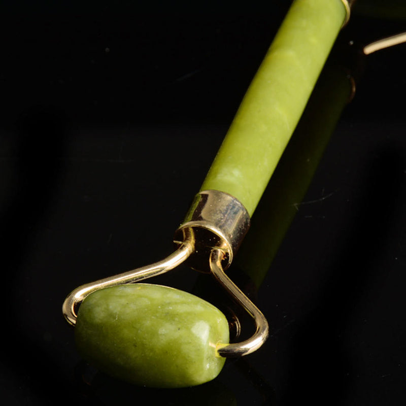 1 Set Gua Sha Facial Massage Roller Medicine Natural Jade Board Scraping Tool
