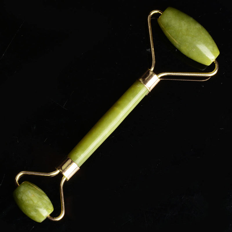 1 Set Gua Sha Facial Massage Roller Medicine Natural Jade Board Scraping Tool