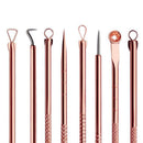 4pcs Stainless Tweezers Facial Acne Spot Pimple Remover Extractor Tool Comedone