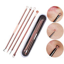 Pimple Popper Remover Kit Blackhead Extractor Comedone Acne Spot Tool box gift
