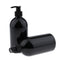 2pcs Empty Pump Dispenser Bottle Lotion/Shampoo/Liquid Soap 500ml Capacity Black
