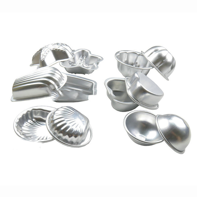 Aluminum Alloy Bath Bomb Mold Sphere Bath Bomb Cake Pan Baking Pastry Mould Set