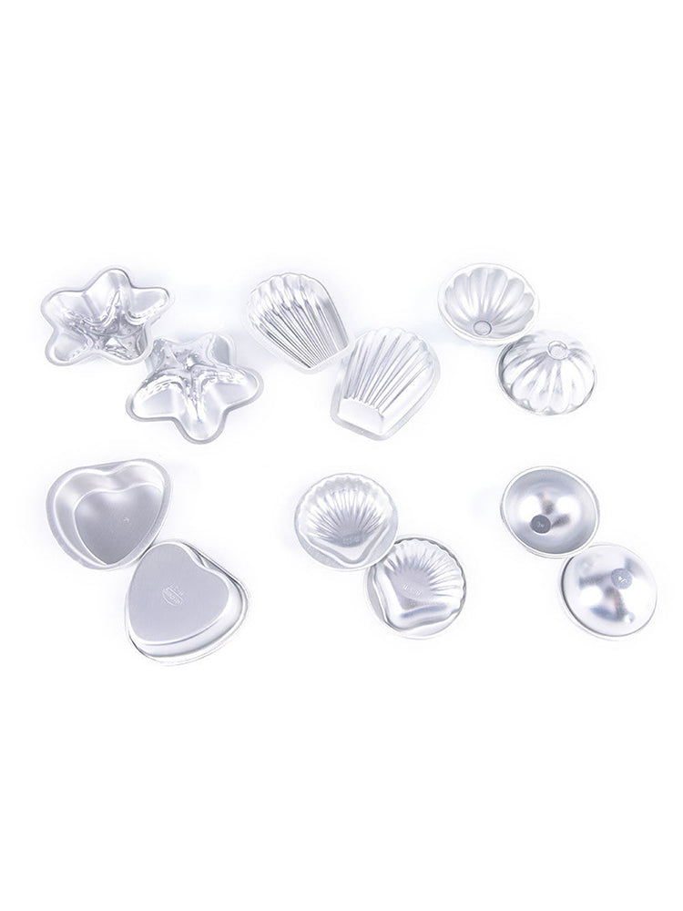 Aluminum Alloy Bath Bomb Mold Sphere Bath Bomb Cake Pan Baking Pastry Mould Set