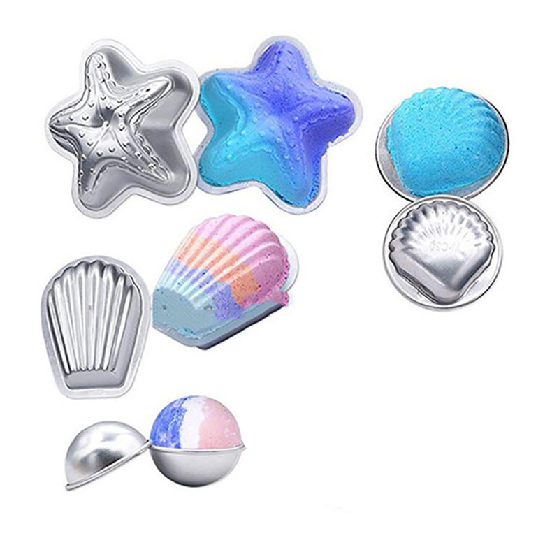 Aluminum Alloy Bath Bomb Mold Sphere Bath Bomb Cake Pan Baking Pastry Mould Set