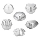 12pcs Conch Shape Metal Aluminum Bath Bomb Mold DIY Homemade Crafting Tool New