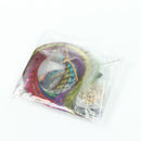 35pcs Mixing New Rainbow Synthetic fiber Feather Hair Extensions 40cm Kit
