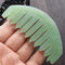 1x Natural Jade Gua Sha Acupoint Massage Comb Scalp Massager Relaxation Comb