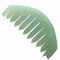 1x Natural Jade Gua Sha Acupoint Massage Comb Scalp Massager Relaxation Comb