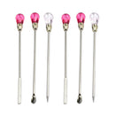 Permanent Tattoo Eyebrow Nail Manicure Ink Pigment UV Gel Mixed Stirring Stick