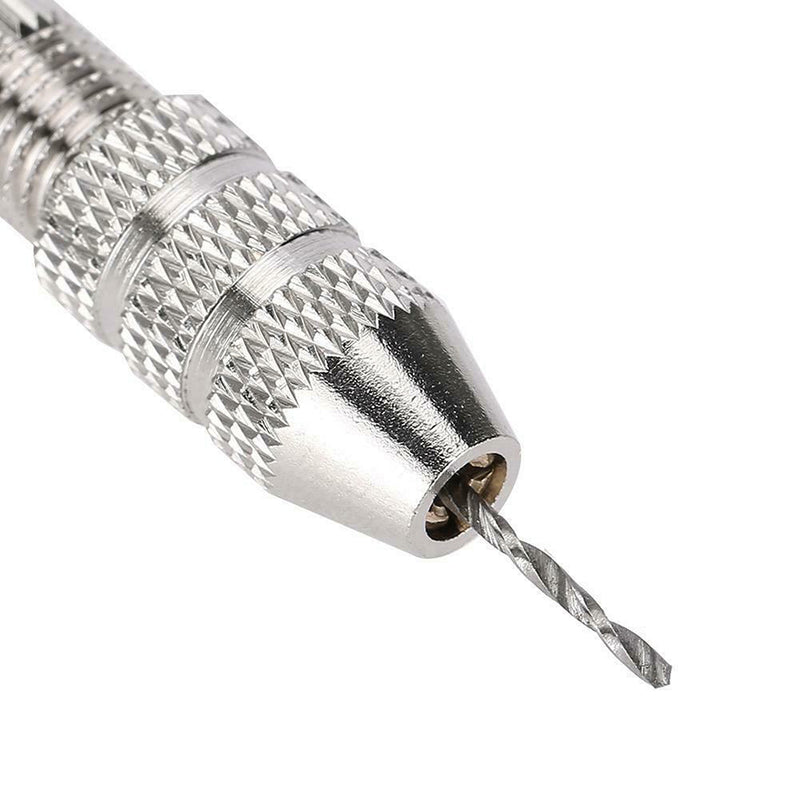 2x Practical Nail Art Design Tips Dangle Metal Pierce Hand Drill Tool Pierca d f