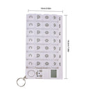 28 Grid 7Days Digital Medicine Pill Reminder Organizer Pill Box Case Timer Alarm