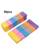 Colorful Nail Art Buffers Grinding Polishing Sponge Files Nail Tool Random Color