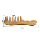 1 x  Wooden Wide Tooth Comb Natural Sandalwood Handmade Massage Beauty Hair Hot