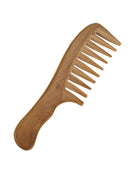 1 x  Wooden Wide Tooth Comb Natural Sandalwood Handmade Massage Beauty Hair Hot