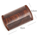 1pcs Wooden Double Sided Nit Comb Fine Tooth Head Anti-static Hair Care Combs