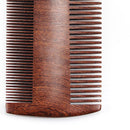 1pcs Smart-Double Sided Fine Teeth Beard Moustache Handmade Wooden Comb New