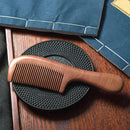 Peach Wood Comb Wooden Wide Tooth No-static Massage Hair Health Pocket Comb New