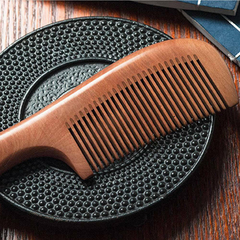 Peach Wood Comb Wooden Wide Tooth No-static Massage Hair Health Pocket Comb New