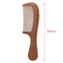 Peach Wood Comb Wooden Wide Tooth No-static Massage Hair Health Pocket Comb New