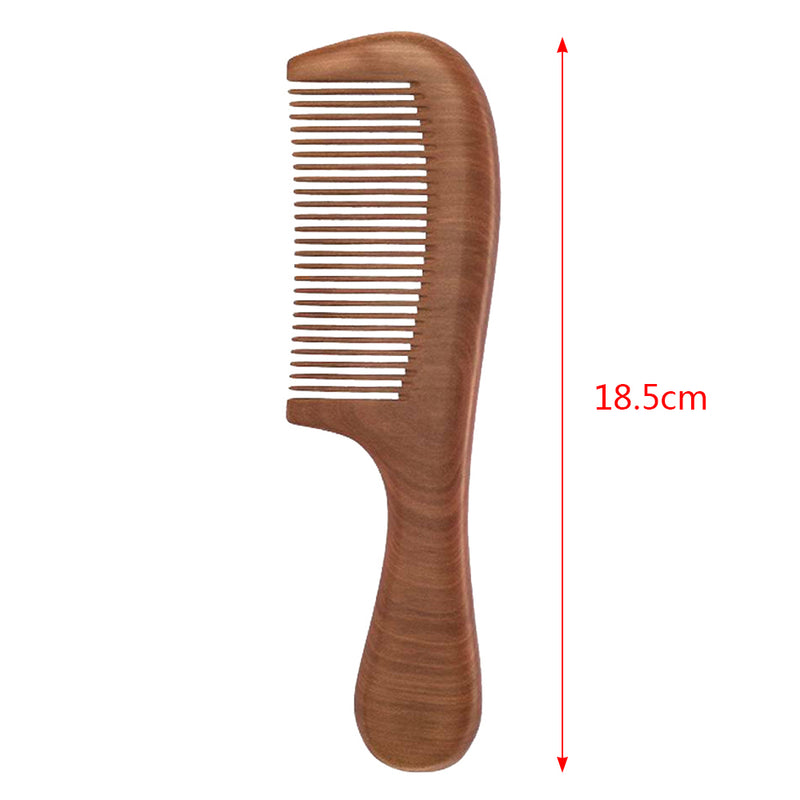 Peach Wood Comb Wooden Wide Tooth No-static Massage Hair Health Pocket Comb New