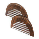 1 Pair Sandalwood Comb Practical Durable Massage Comb Hairdressing Tool