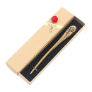 Traditional Carved Natural Wooden Hair Pin Stick Retro Lady Women Hairwear New