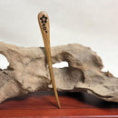 Traditional Carved Natural Wooden Hair Pin Stick Retro Lady Women Hairwear New