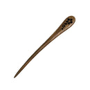 Traditional Carved Natural Wooden Hair Pin Stick Retro Lady Women Hairwear New