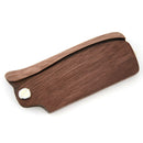 Black Sandalwood Folding Comb Fine Tooth Pocket Fit Classic Wood Beard Mustache