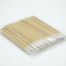 Cotton Buds 100pcs 7.5/10cm Wooden Cotton Swabs Medical Makeup Different ends