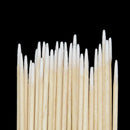 Cotton Buds 100pcs 7.5/10cm Wooden Cotton Swabs Medical Makeup Different ends