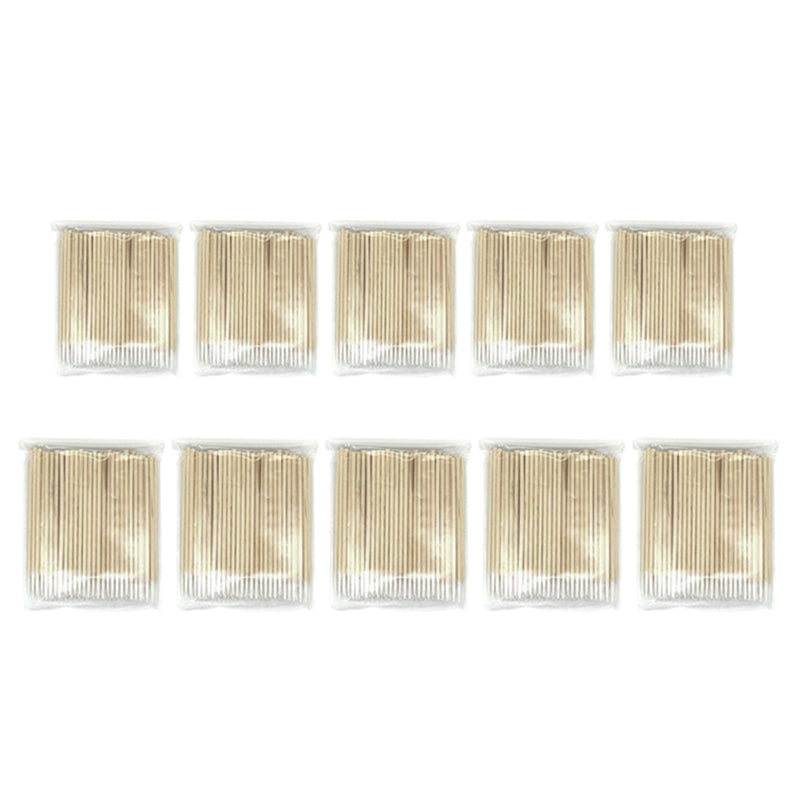 100PCS Cotton Swabs Tips Pointed Swab Applicator Wooden Sticks Applicator New