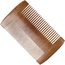 1Pcs Green Sandalwood Pocket Beard Hair Combs 2 Size Handmade Natural Wood Comb