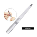 5 x Dual Sided Stainless Steel Metal Nail Art File Manicure Tool New Dzjo Pedic