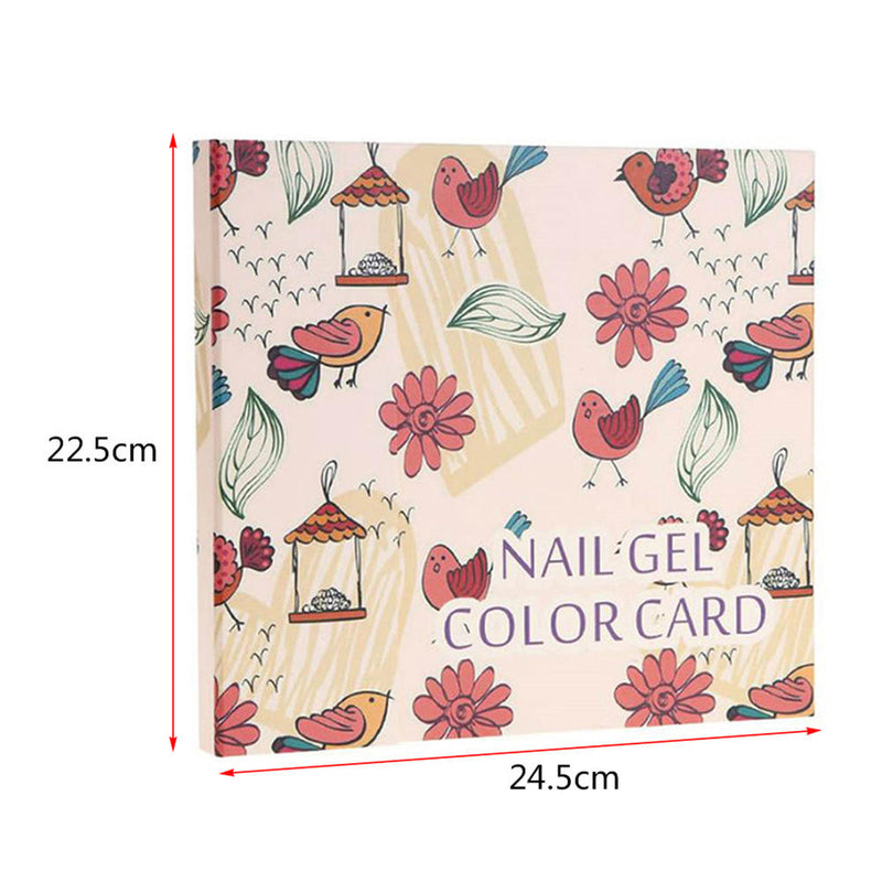 Professional Fashion Beauty Chart Gel Polish Box Display Book Nail Color Card