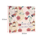 120 Color Nail Tip Display Colour Chart Board Box For Nail Art UV Gel Tips New*1