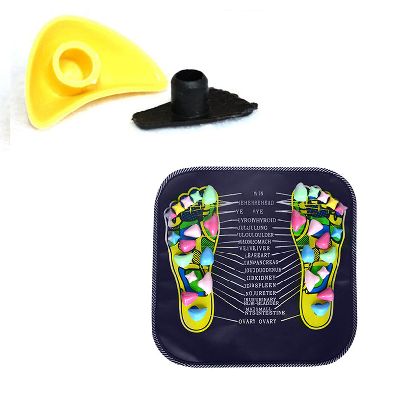 Health Care Reflexology Walk Stone Foot Massager Acupressure Mat New Hot