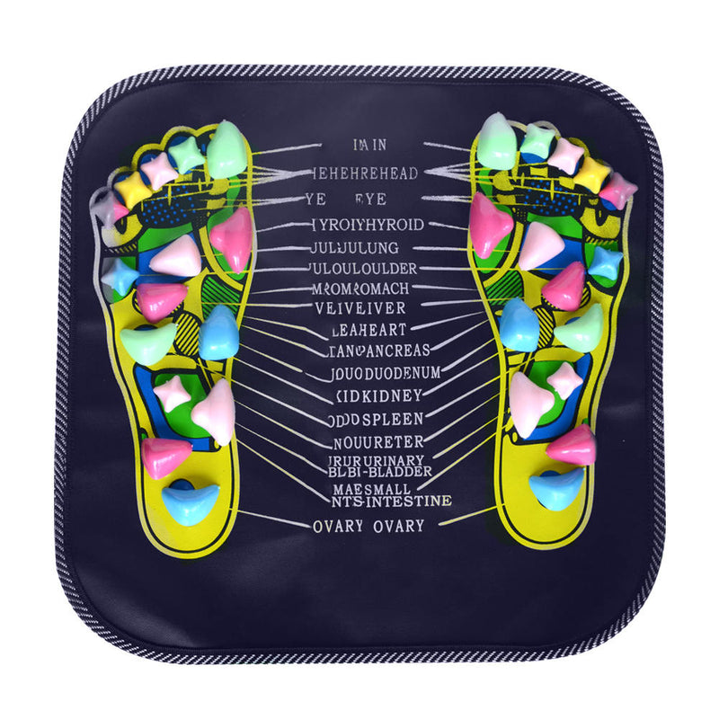 Health Care Reflexology Walk Stone Foot Massager Acupressure Mat New Hot