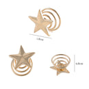 10x Women Star Shaped Swirl Spiral Hair Clip Barrettes Hair Jewelry New Hot